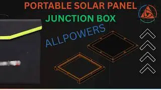 Portable solar panel junction box fix repair upgrade