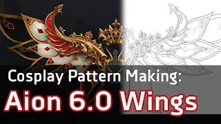 [Cosplay Pattern Timelapse] Aion 6.0 Wings