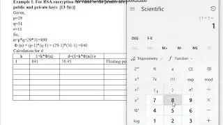 RSA Algorithm related math  - 1