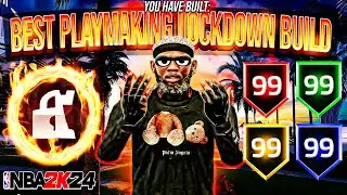 NEW BEST PLAYMAKING LOCKDOWN BUILD IN NBA2K24! MOST OVERPOWERED SPEED BOOSTING LOCKDOWN BUILD 2K24!