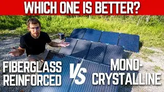 Fiberglass VS Monocrystalline Renogy Portable Solar Panel