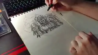 Forest Guardian Character Concept art sheet Part: 1/4 Time-lapse