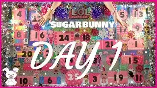 HUGE LOL Surprise Advent Calendar DAY 1 and GIVEAWAY! | SugarBunnyHops
