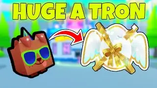 HOW To Make Huge Pets with HUGE A TRON In Pet Simulator X
