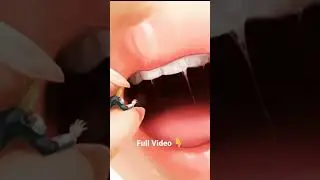 Entering Giantess Schoolgirl Mouth 👄😳👅