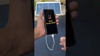 Solar panel mobile charger
