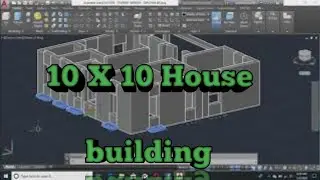 3D building design in AutoCAD ll 2D to 3D design in AutoCAD ll AutoCAD mein building 2D to 3D .