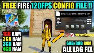 Free fire Max lag Fix config with 120 fps 💯☑️ working Anti Band 