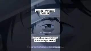 Cuando no PUEDES DORMIR 