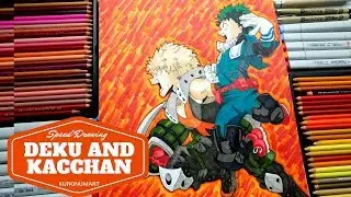 My Hero Academia Speed Drawing / Deku and Kacchan
