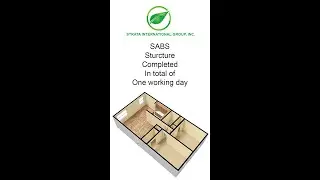 One Day Time Lapse of SABS Structure Being Built