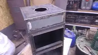 котел для пеллетной горелки, внутрянка готова