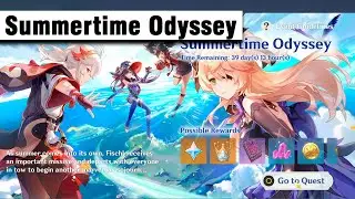 Summertime Odyssey Part 1 Full Story Japanese Dub with English Sub | Genshin Impact