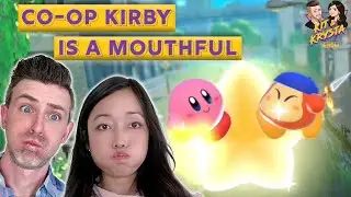 Kirby and the Forgotten Land - Playing CO-OP MODE! - Kit & Krysta Show