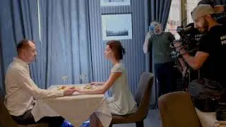 Предложение руки и сердца в ресторане / Как снимали фильм “Жизнь Эризтины”