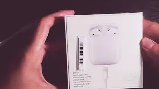 AirPods 2018 unboxing распаковка эирподс apple