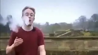 Guy Disappears after Vaping
