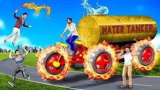 विशाल फायर साइकल चोर Big Foot Fire Cycle Chor Hindi Comedy | Desi Comedy Video