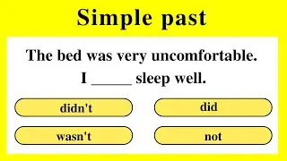 Past simple || Can you score 20/20? || Grammar test ||B1 test