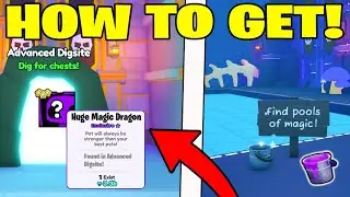 *NEW* FREE HUGE PET IN NEW ADVANCED DIGSITE MINIGAME IN PET SIMULATOR 99! (ROBLOX)