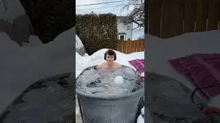 i love my dog #icebath #coldplunge