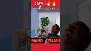 Iq 999+ opponent😱 1v3 omg!!