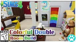 |Colorful Double| The Sims 4: Room Build