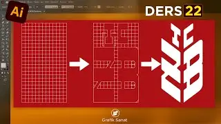 Adobe Illustrator Dersleri  cc 2022 / Minimal logo tasarımı Nasıl yapılır 22