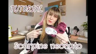 TUTORIAL #46: Newborn Baby Shoes FREE PATTERN | Baby shoes DIY