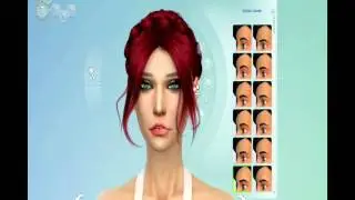pretty girl the sims 4 cas