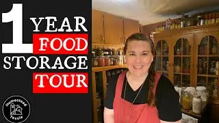 *All New* My Improved 1 YEAR Food STORAGE Pantry TOUR