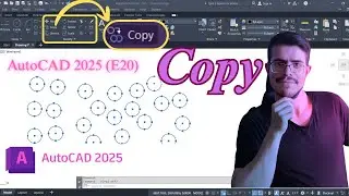 AutoCAD 2025 Tutorial for Beginners (E20) | Master COPY Command Step-by-Step