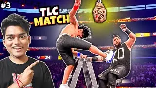 Can I Retain My Championship in TLC MATCH?🔥WWE 2K24 MYRISE #3