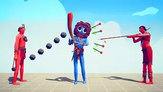 BLOWDARTER + GATHERER vs UNITS | TABS - Totally Accurate Battle Simulator