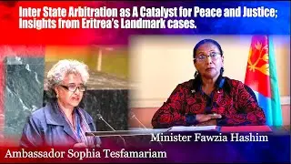 EmbassyMedia - Minister Fawzia Hashim & Ambassador Sophia Tesfamariam on Radio Dimtsi Hafash