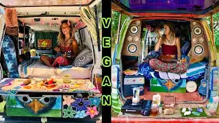 What I Eat Living in a Van! (VEGAN)