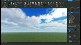 как сделать ветер, облака и красивую траву в Roblox Studio