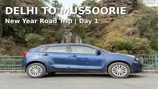 Hum Nikal Pade Mussoorie | Delhi to Mussoorie Road Trip | Day 1 #travel #newyear2026 #autoride
