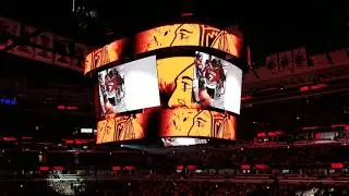 Chicago Blackhawks vs Columbus Blue Jackets Intro One Goal!  Electrifying!