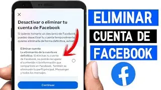 Como ELIMINAR mi cuenta de Facebook para siempre 2024