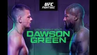 UFC Fight Night Dawson vs  Green Prediction