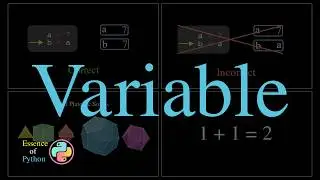 Variable | Essence of Python, Chapter 2