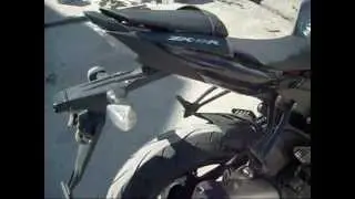 Kawasaki ZX-6R Ninja 2010 Ducati Hypermotard 1100 LE Обзор мотоцикла 360 градусов.wmv