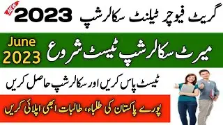 Merit Scholarship Test 2023| Great Future Talent Olympiad Phase-II 2023| Scholarship In Pakistan