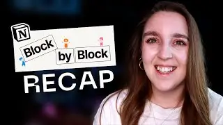 Notion's 2022 Block By Block Conference RECAP | New Features, Notion Certified & more!