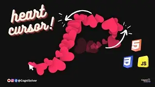 Heart Trail Effect with HTML, CSS, and JavaScript | DIY | Valentine's Day Special