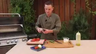 Himalayan salt plate recipes: Hot caprese salad