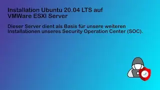 Ubuntu Server 20.04 LTS Installation auf VMWare ESXI Server
