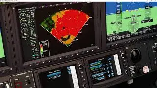 MSFS2020 Daher TBM930 Weather Radar Demo