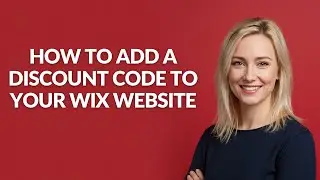 HOW TO ADD A DISCOUNT CODE TO YOUR WIX WEBSITE - Julia'sTutorials